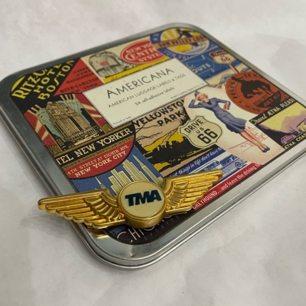 Rare Trans Meridian Airlines Pilot Gift Wings